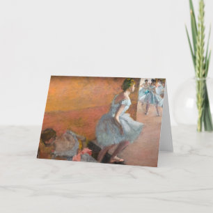 Cartão Edgar Degas - Dançarinas Subindo uma Escada