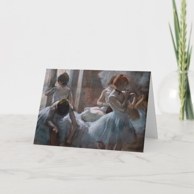 Cartão Edgar Degas - Dançarinos (Frente)