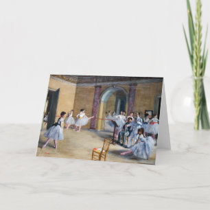 Cartão Edgar Degas - Dance Foyer, Opera rue Le Peletier