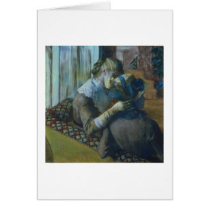 Cartão Edgar Degas   Duas mulheres