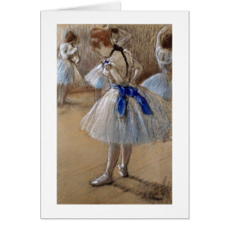 Cartão Edgar Degas | Estudo de um bailarino