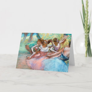 Cartão Edgar Degas - Four Ballerinas on Stage