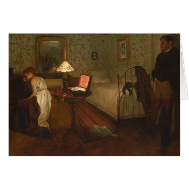 Cartão Edgar Degas - interior (Frente Horizontal)