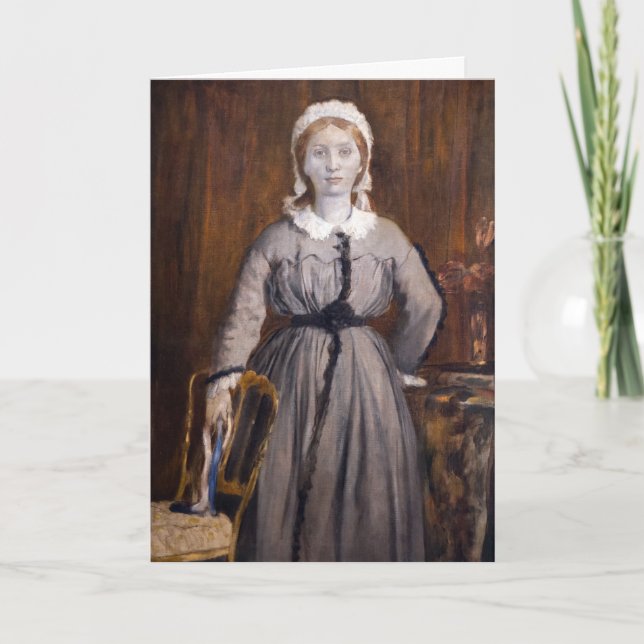 Cartão Edgar Degas - Marguerite de Gás (Frente)