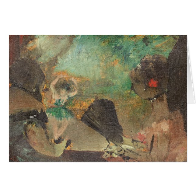 Cartão Edgar Degas | O registro, c.1883 (Frente Horizontal)