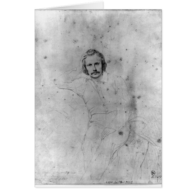 Cartão Edgar Quinet, 1833 (Frente)