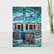 Edifício Abandonado Nunca Sente Arte Única