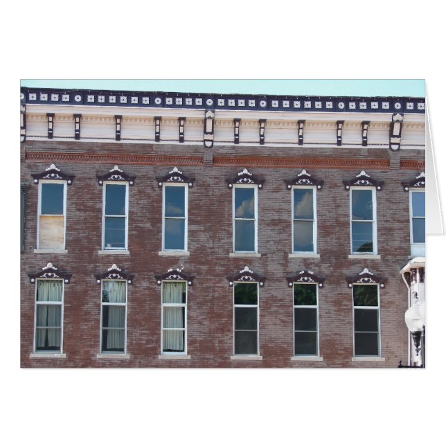 Cartão Edifício antigo (Frente Horizontal)