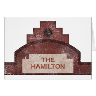 Cartão edifício hamilton