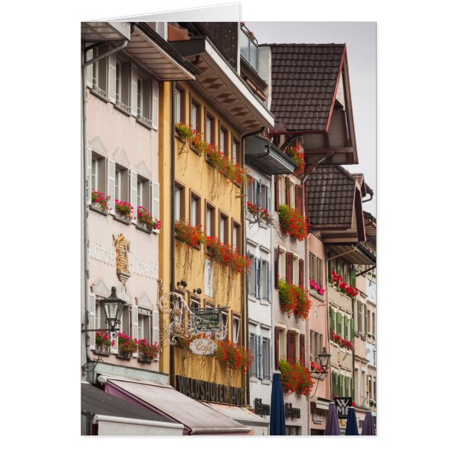 Cartão Edifícios ao longo da Kaiserstrasse (Frente)
