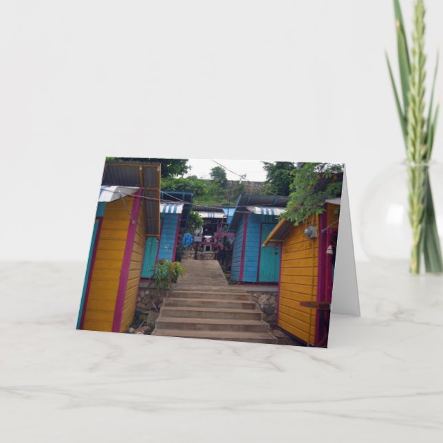 Cartão edifícios jamaicanos (Frente)