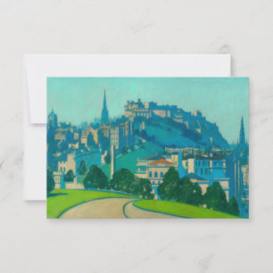 Cartão Edimburgo, capital escocês (por George Henry)
