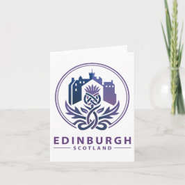 Cartão Edimburgo Escócia Reino Unido