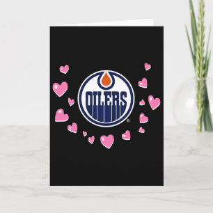 Cartão Edmonton Oilers Dia dos Namorados Nhl Licenciado O