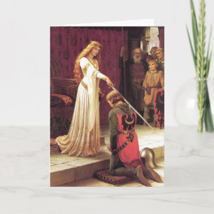 Cartão Edmund Blair Leighton: The Accolade Card
