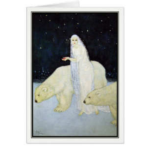 Cartão Edmund Dulac - sonhador dos sonhos