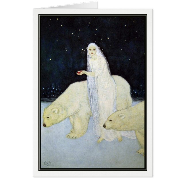 Cartão Edmund Dulac - sonhador dos sonhos (Frente)