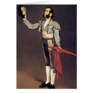 Cartão Edouard Manet- A matador