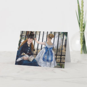 Cartão Edouard Manet - A Via Ferroviária