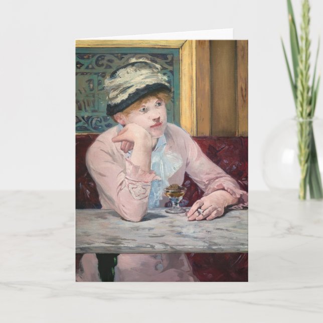 Cartão Edouard Manet - Água de Pruna (Frente)
