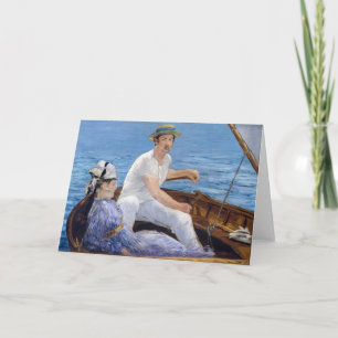 Cartão Edouard Manet - Barco