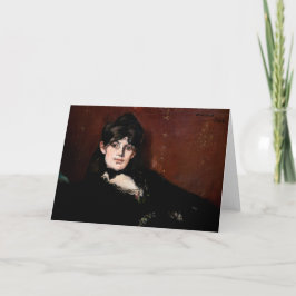 Cartão Edouard Manet - Berthe Morisot Reclinada