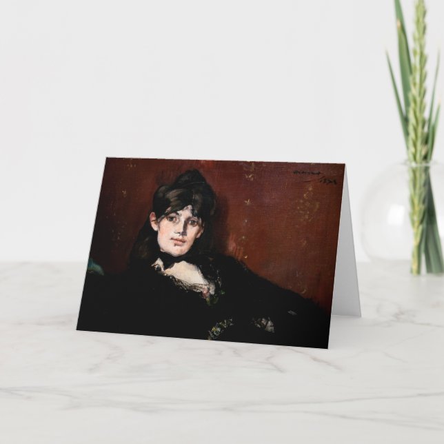 Cartão Edouard Manet - Berthe Morisot Reclinada (Frente)