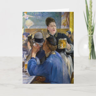 Cartão Edouard Manet - Canto de um Café-Concerto