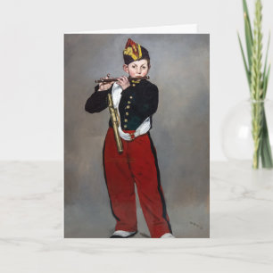 Cartão Edouard Manet - O Fifer / Jovem Flautista