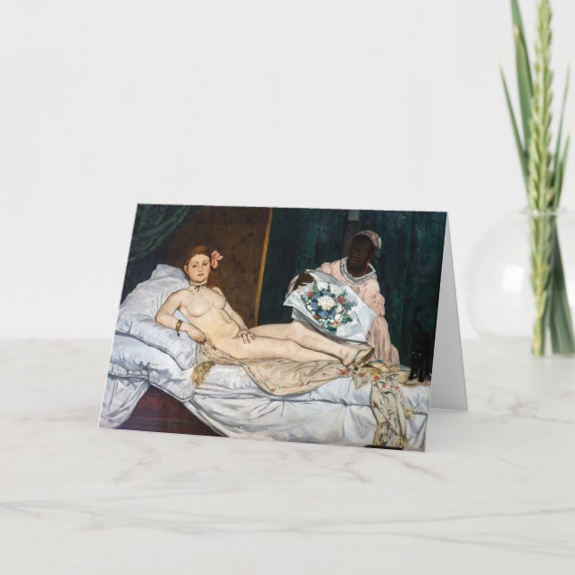 Cartão Edouard Manet - Olympia (Frente)