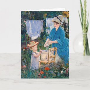Cartão Edouard Manet - Roupa suja