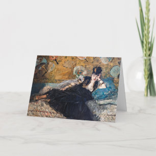 Cartão Edouard Manet - Senhora com ventiladores