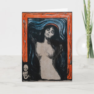 Cartão Edvard Munch - Madona Litografia