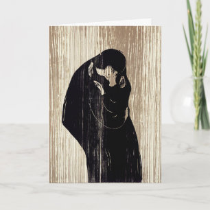 Cartão Edvard Munch - O Beijo IV