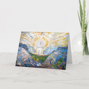 Cartão Edvard Munch - O Sol 1912