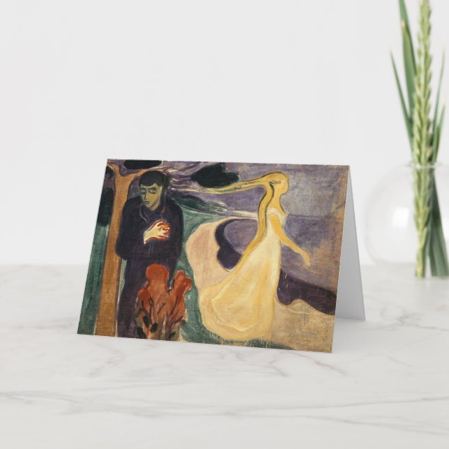 Cartão Edvard Munch - Separação (Frente)