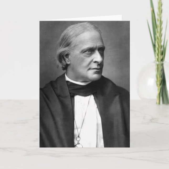 Cartão Edward Benson branco, arcebispo de Canterbury (Frente)