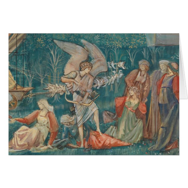 Cartão Edward Burne-Jones - A Passagem de Vênus (Frente Horizontal)