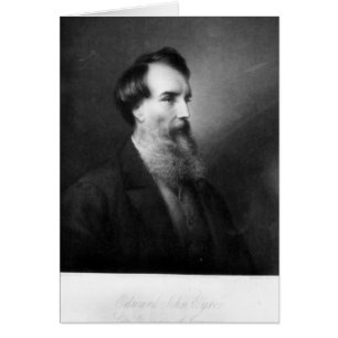 Cartão Edward John Eyre