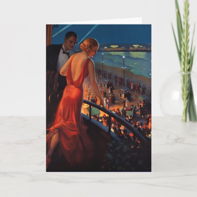 Cartão Edward Mason Eggleston Atlantic City (Frente)