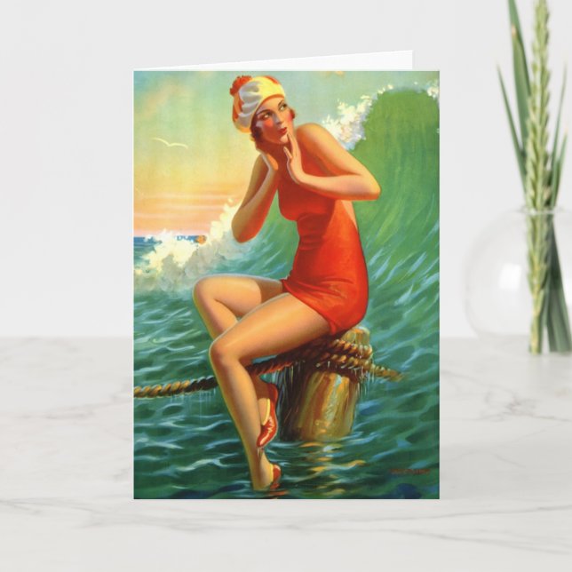 Cartão Edward Mason Eggleston - Sentado Bonito (Frente)