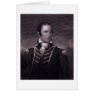 Cartão Edward Preble (1761-1807), gravado por Henry Bryan