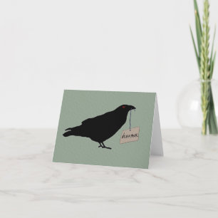 Cartão Eerie Raven Note Card