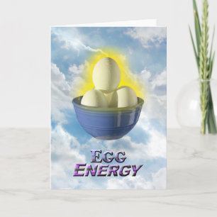 Cartão Egg Energy - Vert Greeting Card