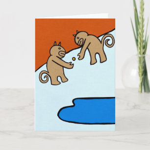 Cartão EGGROLLER Greeting Card