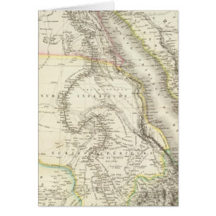 Cartão Egípcio, Nubie, Abissinie - Egito