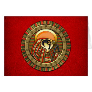 Cartão Egípcio Sun God Ra