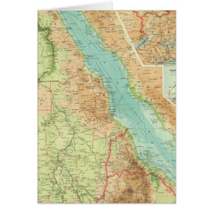 Cartão Egito e o Nilo