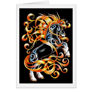 Cartão Égua da noite