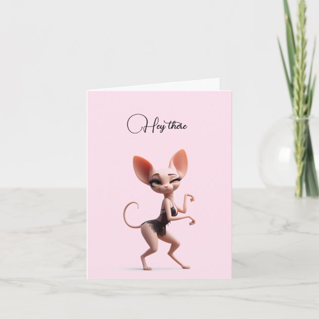 Cartão Ei Lá Spyhynx (Frente)